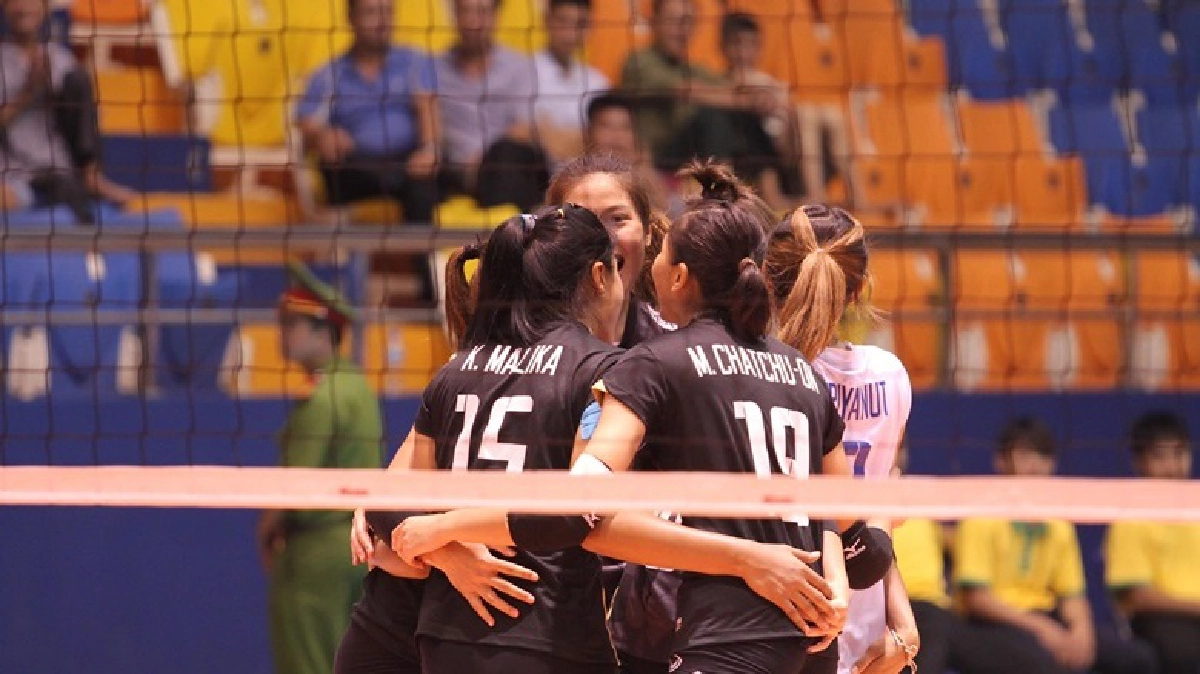 ตบสาวไทยชนะไต้หวันสุดมัน 3-2 เซต ตบสาวไทยชนะไต้หวันสุดมัน 3-2 เซต