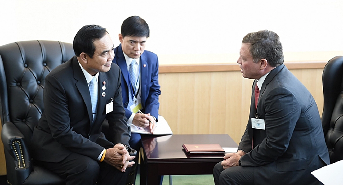 นายกฯ เข้าเฝ้าฯสมเด็จพระราชาธิบดีแห่งจอร์แดน