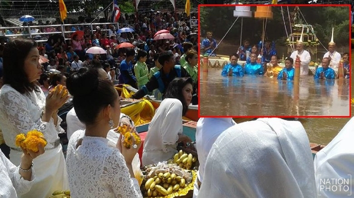 สิริมงคล!!'อุ้มพระดำน้ำ'เพชรบูรณ์