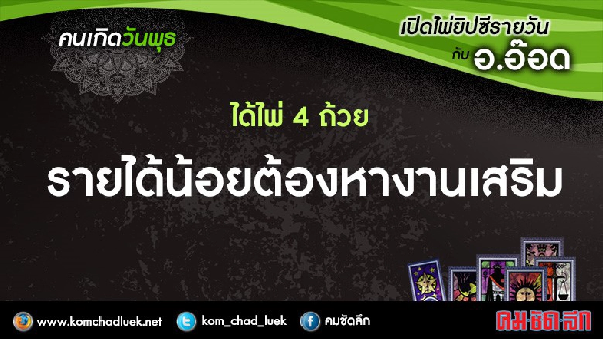 เปิดไพ่ยิปซีรายวัน : พ.5ต.ค.59