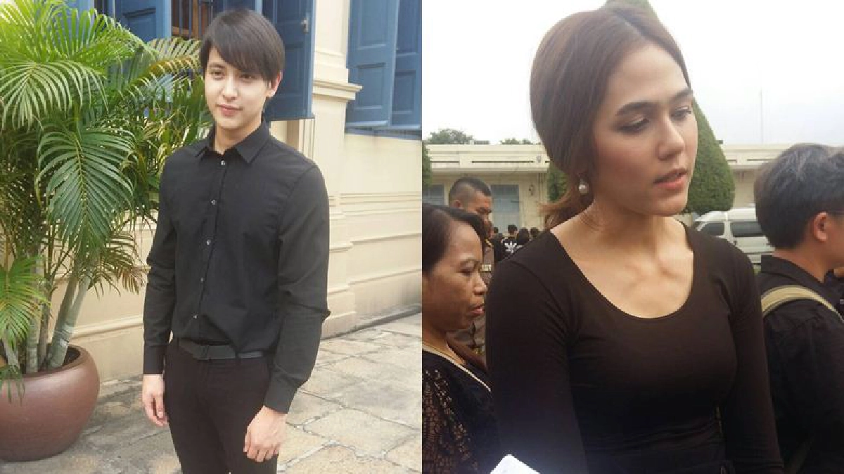 "เจมส์-ชมพู่"ร่วมลงนามถวายความอาลัย "เจมส์-ชมพู่"ร่วมลงนามถวายความอาลัย