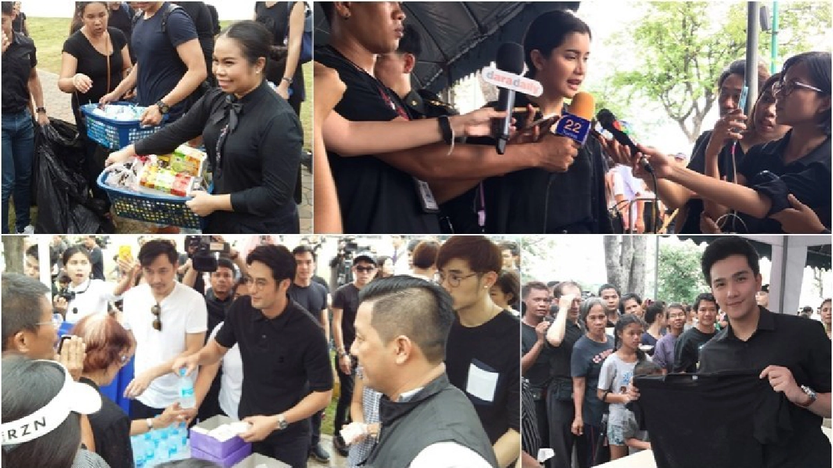 ‘ปู-บอย-ตุ๊กกี้-อ้น’ นำทีมทำดีเพื่อ‘พ่อ’แจกของให้ประชาชน ‘ปู-บอย-ตุ๊กกี้-อ้น’ นำทีมทำดีเพื่อ‘พ่อ’แจกของให้ประชาชน