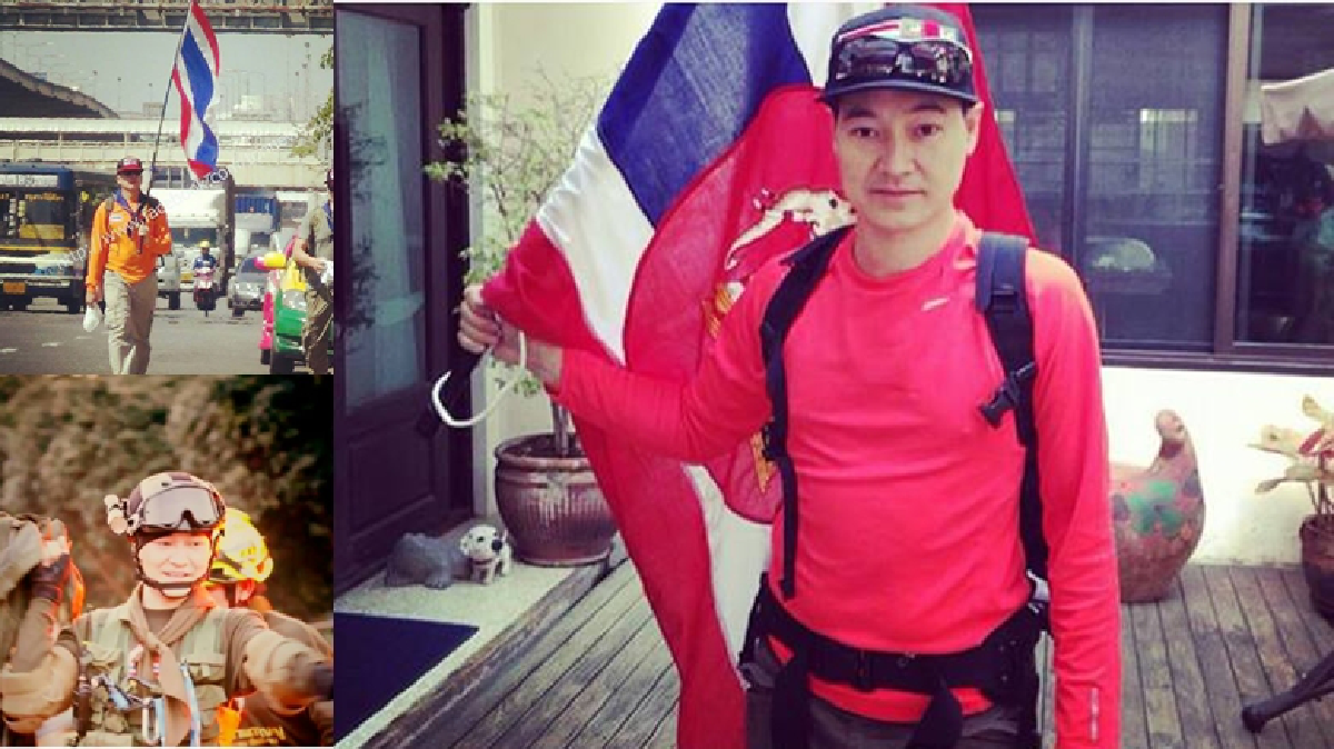 ย้อยรอย ‘เล็ก’ เดินเท้ากว่า200กิโลไปหา ‘ความสุขของคนไทย’  