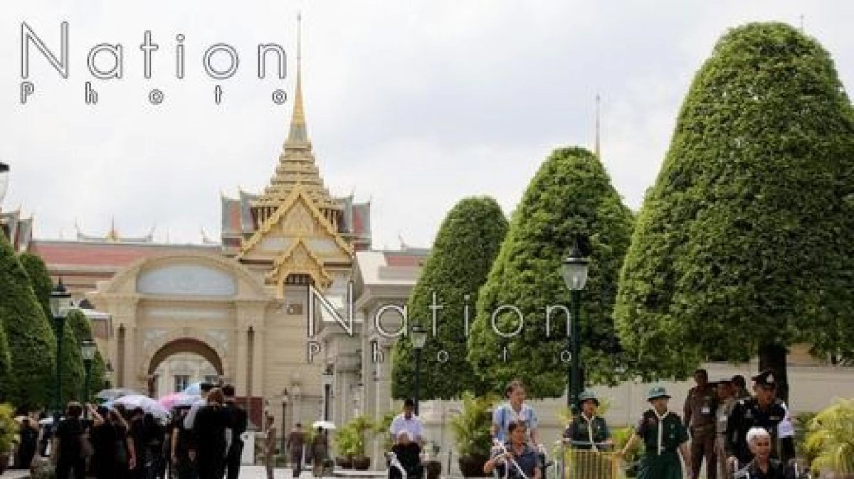 เส้นทางเข้าถวายสักการะหน้าพระบรมโกศ เส้นทางเข้าถวายสักการะหน้าพระบรมโกศ