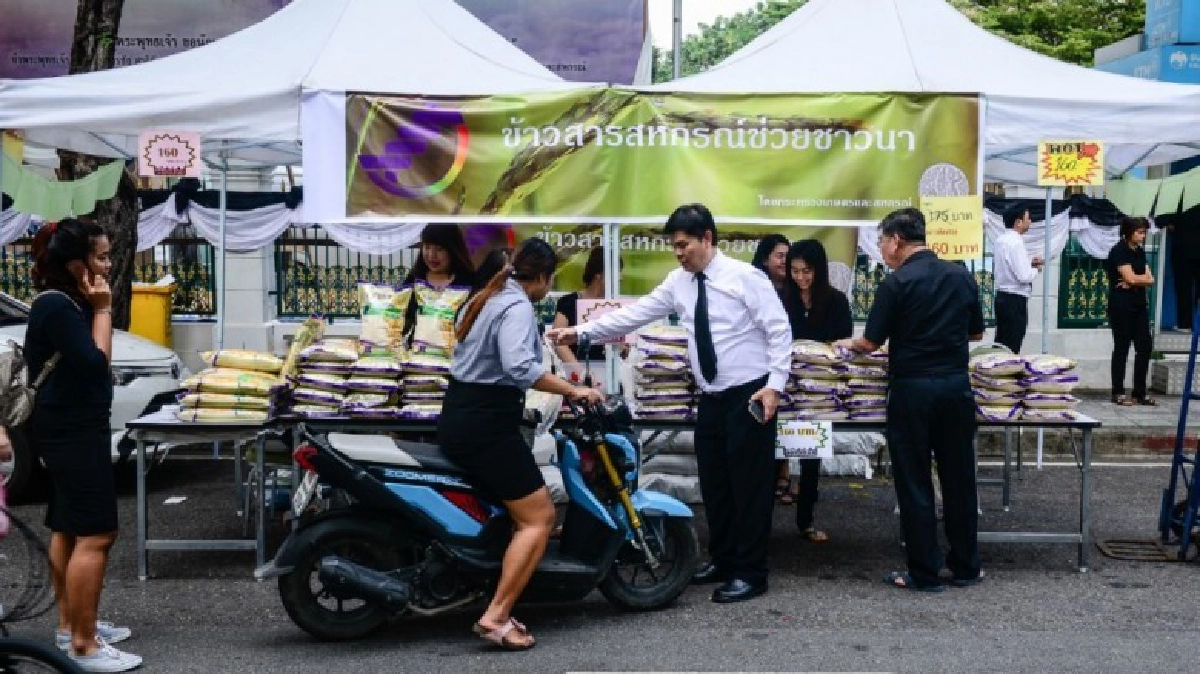 เตรียมปล่อยคาราวานขายข้าวทั่วกรุง