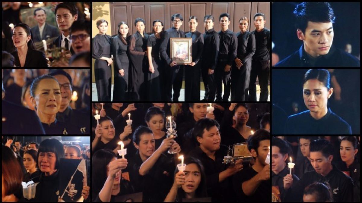 ดาราร่ำไห้เข้าฉากร้องเพลงสรรเสริญพระบารมี (ชมภาพ-คลิป)