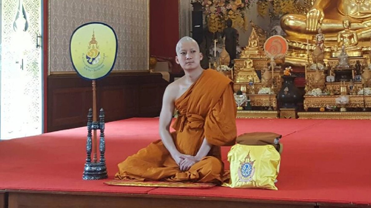  บวชถวายเป็นพระราชกุศล 'เชน' ได้ฉายา 'ธนลาโภ'