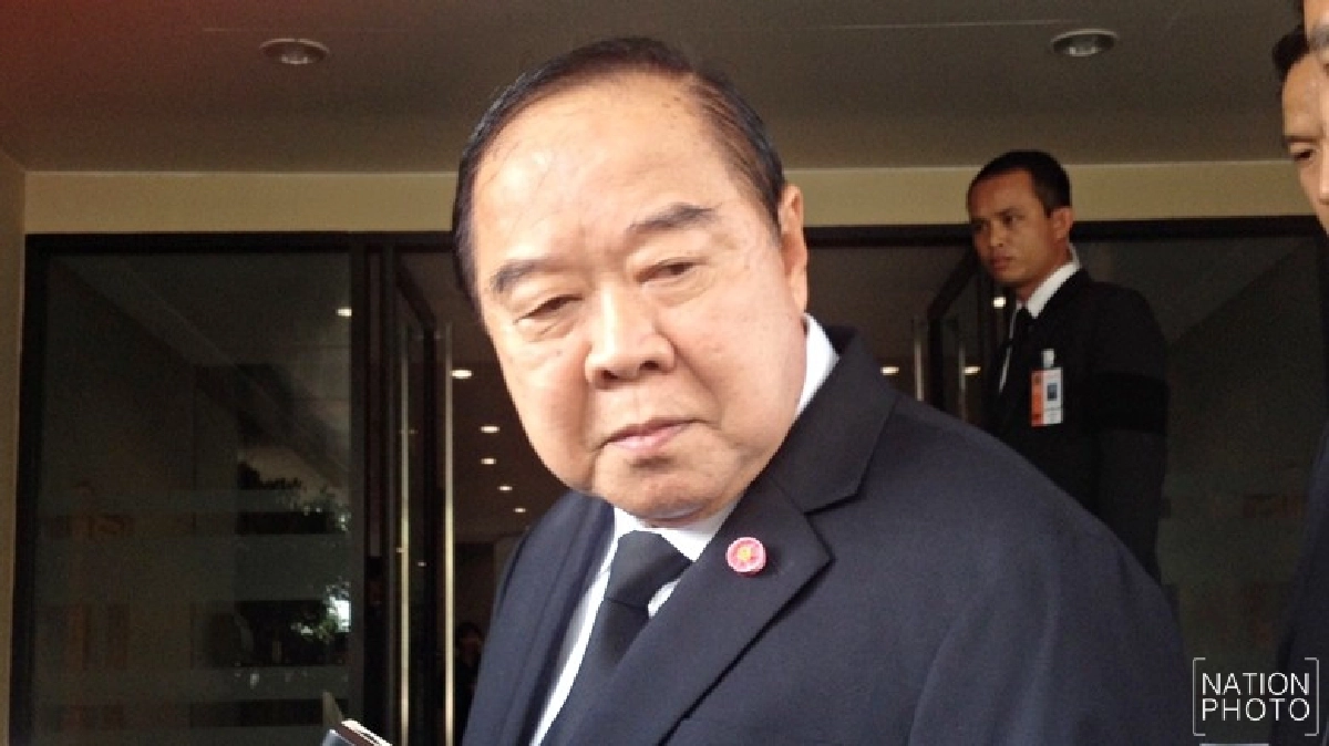  “ประวิตร” ยันไม่เปลี่ยนแปลงโรดแมปเลือกตั้ง