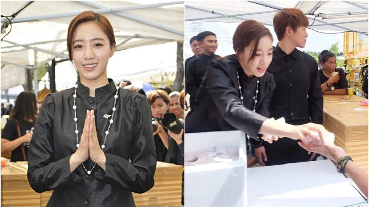 ‘ฮัม อึนจอง’ วง ‘ที-อาร่า’ เป็นจิตอาสาที่สนามหลวง
