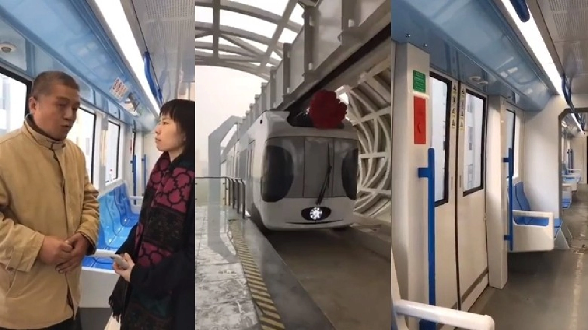 ทดลองนั่งรถไฟแขวนพลังงานแบตเตอรี!! ทดลองนั่งรถไฟแขวนพลังงานแบตเตอรี!!