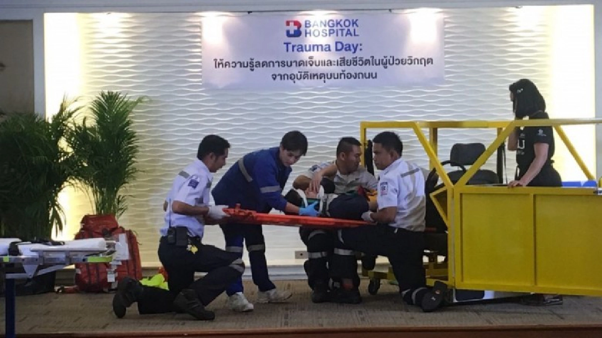 รพ.กรุงเทพTrauma  Day รับปีใหม่