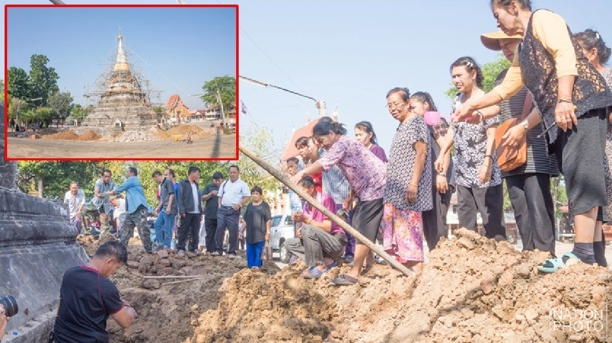 แห่ตักน้ำทิพย์เจดีย์พระธาตุพญาหน่อกวิ้น