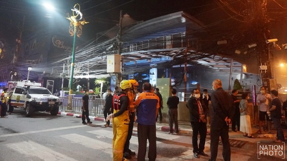 ไฟไหม้ชั้นใต้ดินโรงแรมบียอนป่าตองภูเก็ต