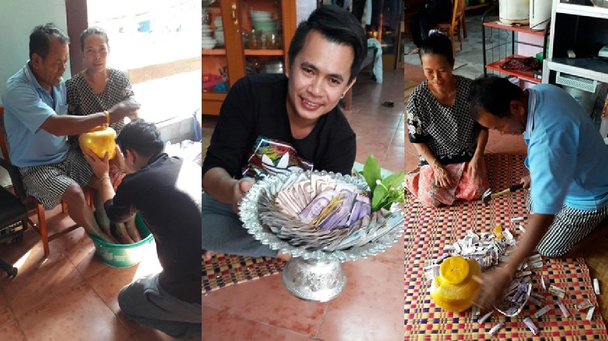 พ่อแม่สุดปลื้ม!ลูกให้เงินร่วม4แสนเป็นของขวัญปีใหม่ พ่อแม่สุดปลื้ม!ลูกให้เงินร่วม4แสนเป็นของขวัญปีใหม่
