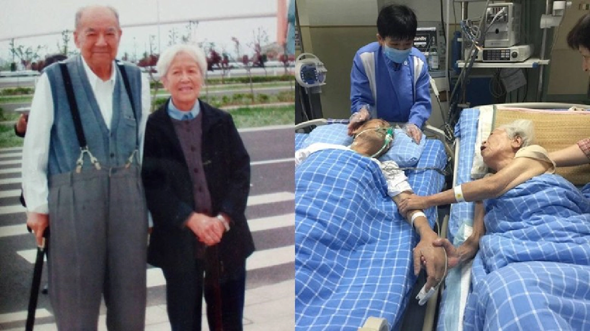 การจับมือครั้งสุดท้ายก่อนสิ้นใจของอากง-อาม่า การจับมือครั้งสุดท้ายก่อนสิ้นใจของอากง-อาม่า