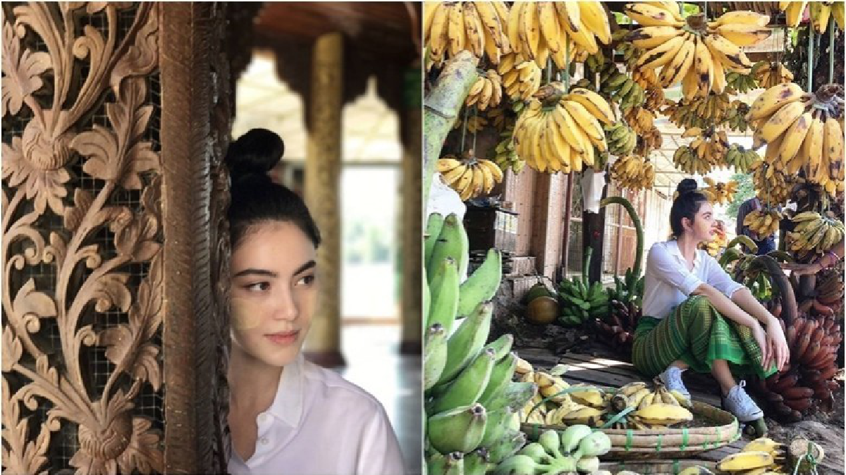 สวยไปอีกแบบ 'ใหม่' ในลุคสาวพม่า สวยไปอีกแบบ 'ใหม่' ในลุคสาวพม่า