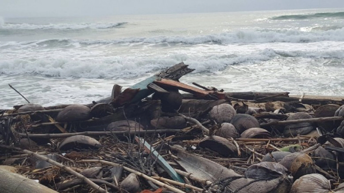 ผลพวงน้ำท่วมบางสะพานจี้เคลียร์ขยะเน่าชายหาด ผลพวงน้ำท่วมบางสะพานจี้เคลียร์ขยะเน่าชายหาด