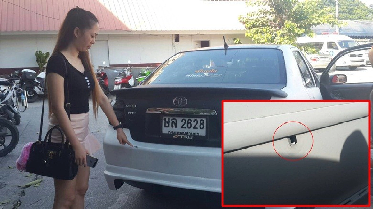 สาวโร่แจ้งความถูกบิ๊กไบค์ไล่ยิงรถ สาวโร่แจ้งความถูกบิ๊กไบค์ไล่ยิงรถ