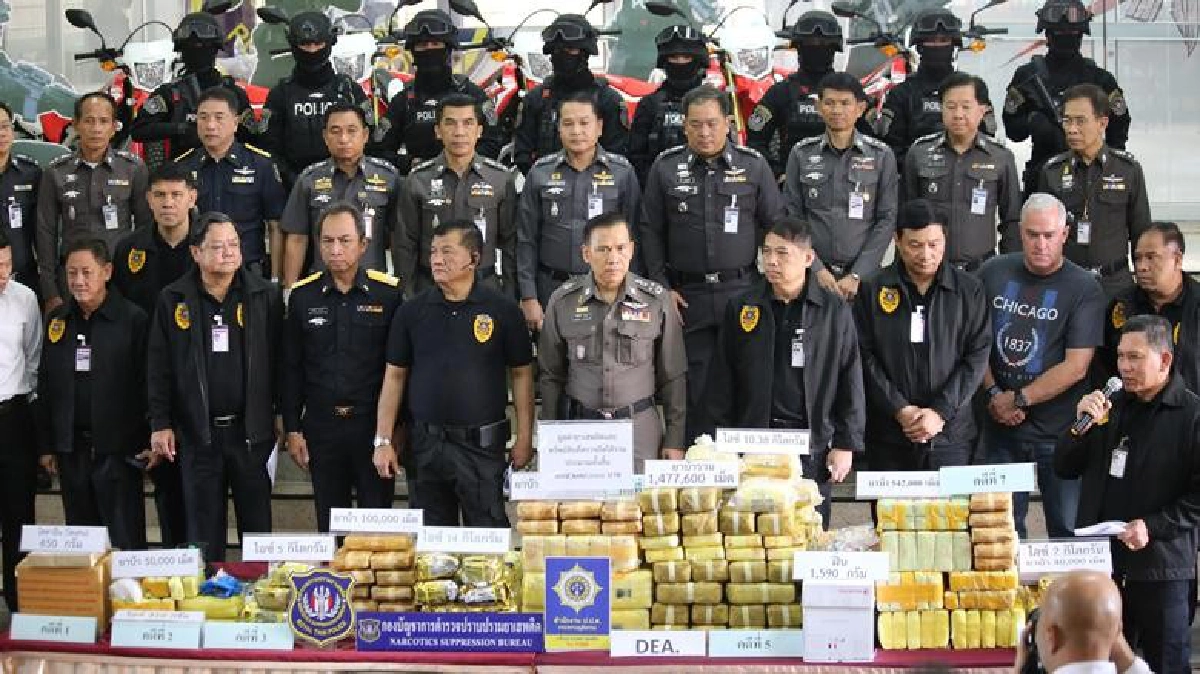 จับเครือข่ายค้ายาเสพติดยึดของกลางเฉียด400ล้าน