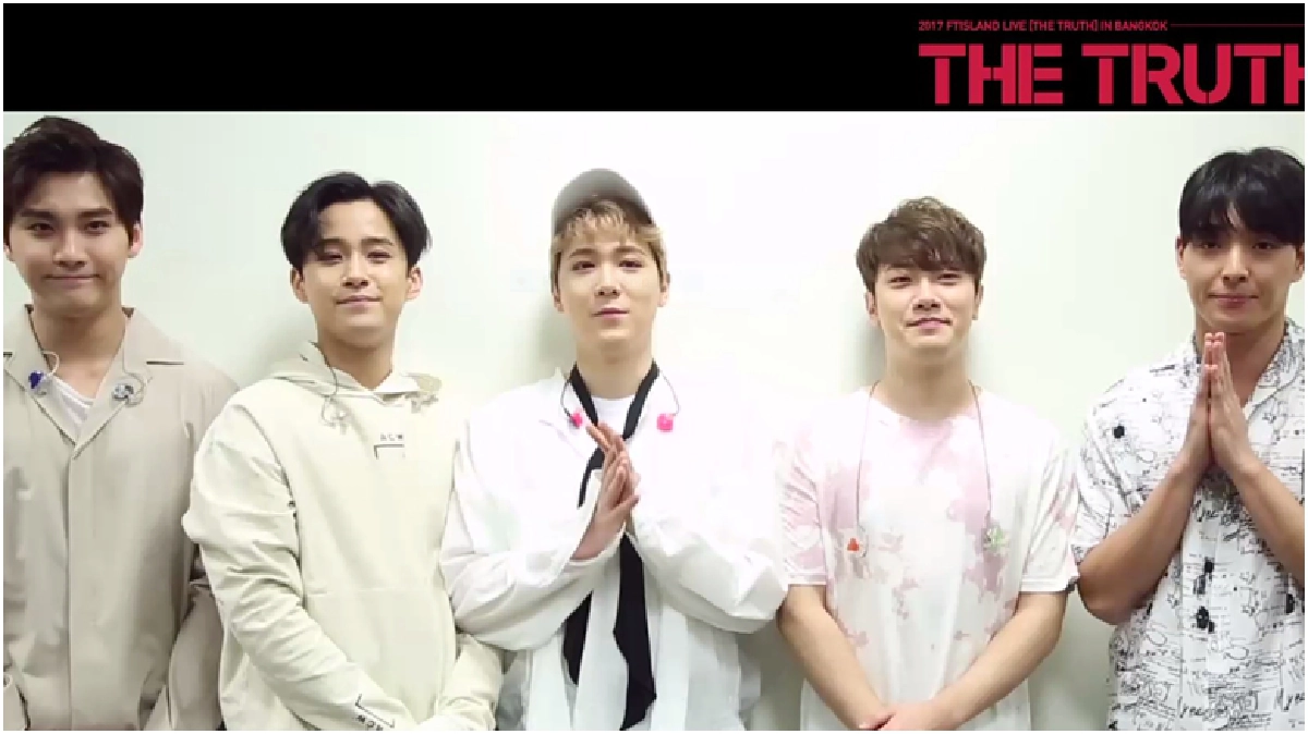 5 หนุ่ม FTISLAND ทักทายพรีมาดอนน่าไทย 5 หนุ่ม FTISLAND ทักทายพรีมาดอนน่าไทย