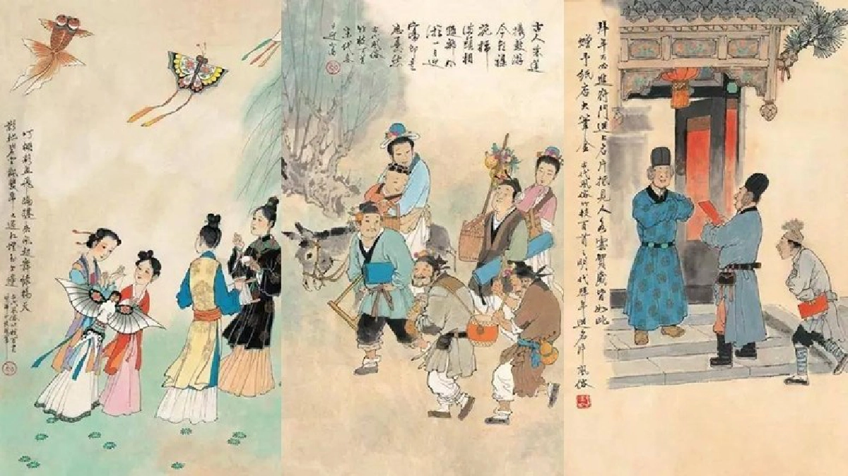 ภาพวาดเล่าให้ฟังโบราณฉลองตรุษจีน!?
