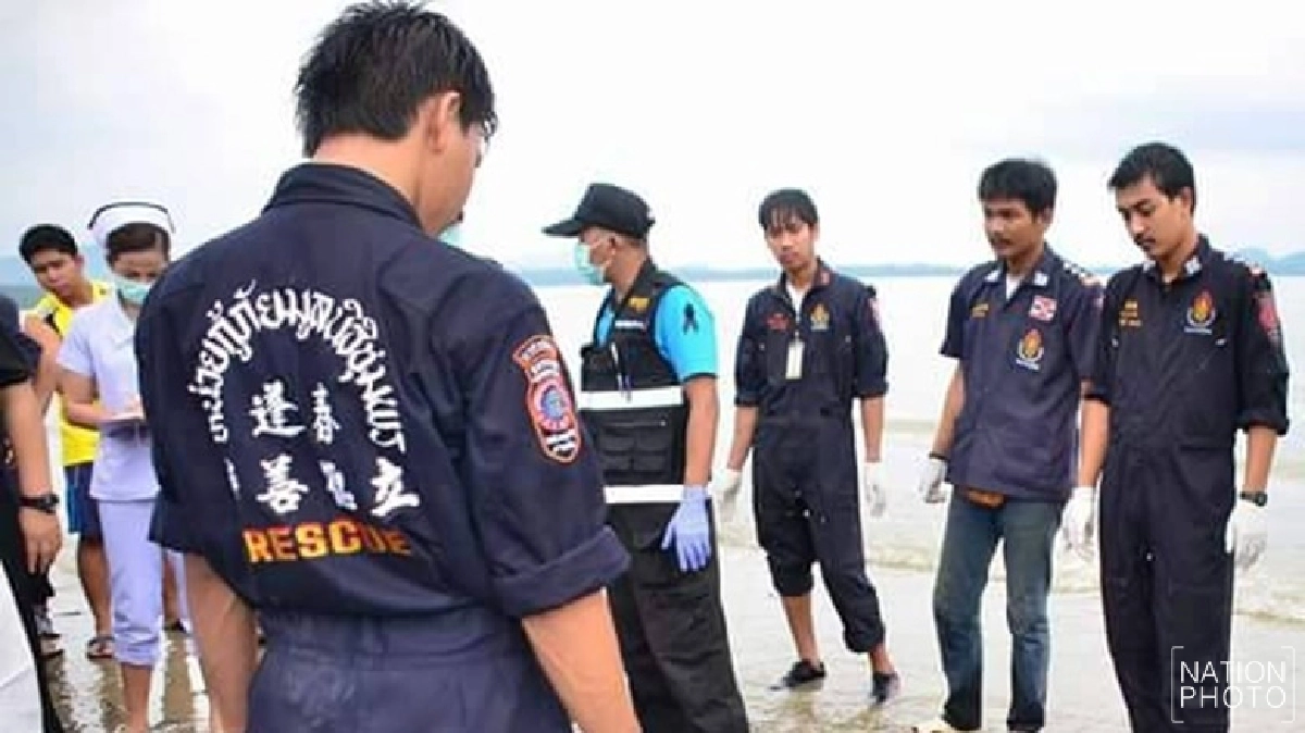 ศพหนุ่ม-สาวมัดติดกันเกยหาดชุมพร