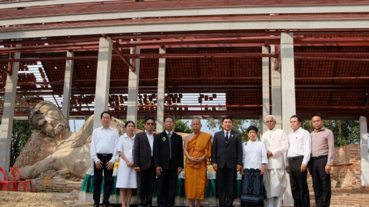 บุญบูรณะพระนอน ๖๐๐ ปี เกือบ ๑๐๐%
