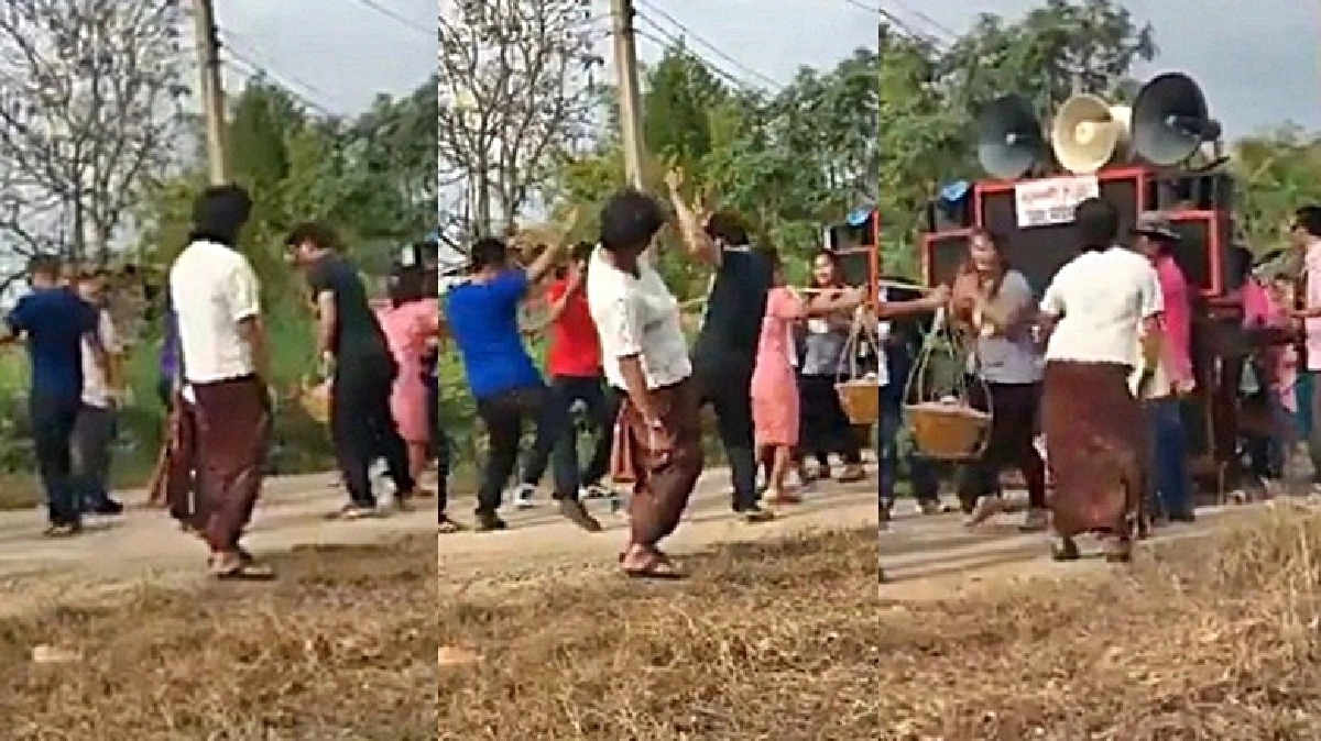 ดูแล้วยิ้ม!คุณป้าโชว์สเต็ปสุดฮา ดูแล้วยิ้ม!คุณป้าโชว์สเต็ปสุดฮา
