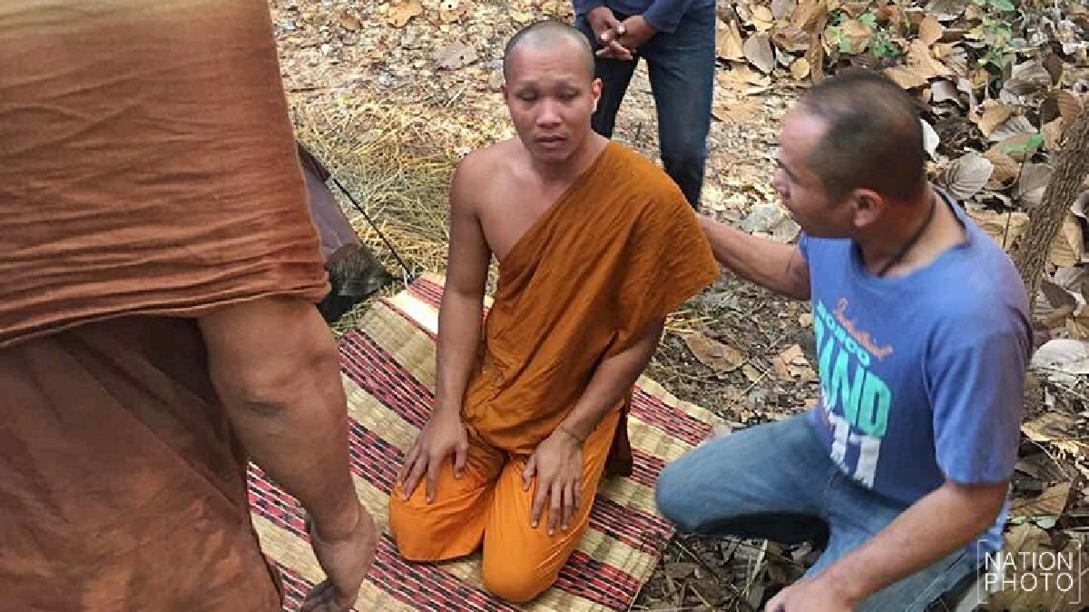 จับหนุ่มบวชพระหนีคดีฆ่าเมื่อปี55 จับหนุ่มบวชพระหนีคดีฆ่าเมื่อปี55