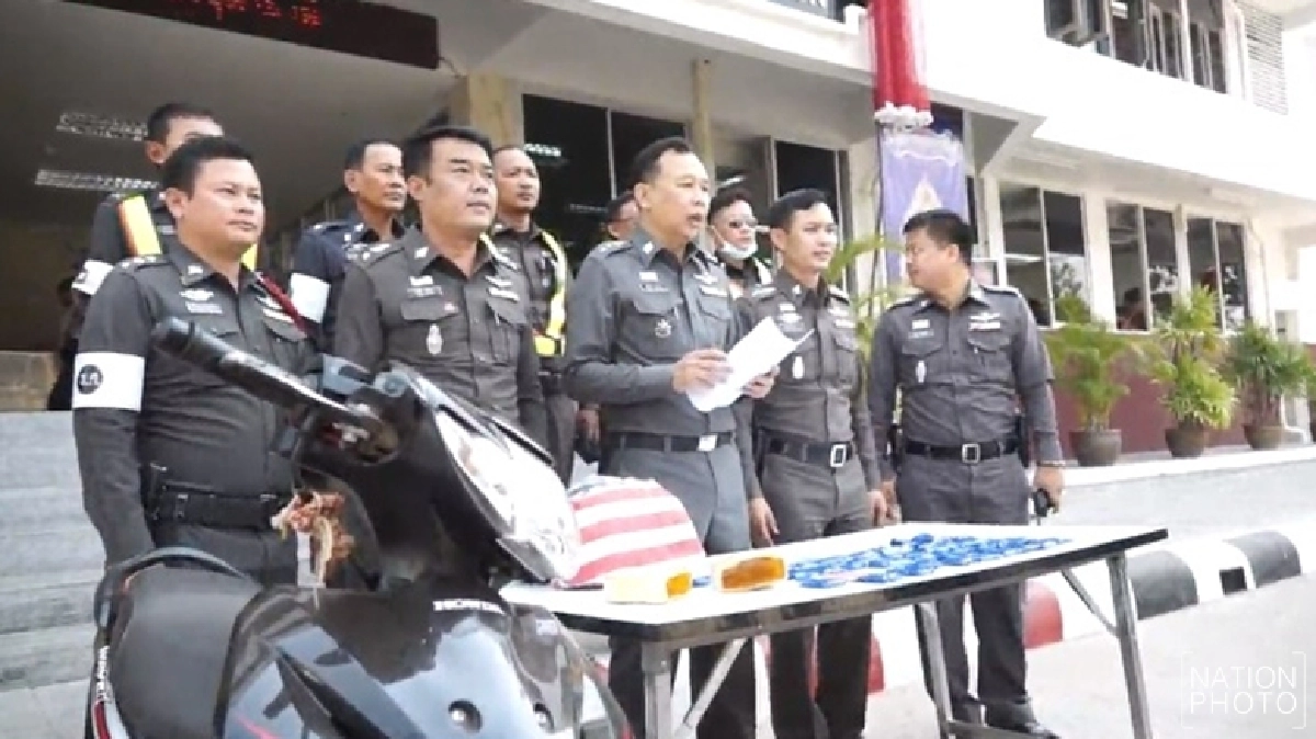 รับจ้างส่งยาบ้าเสพ2เม็ดเมาหลงทางถูกจับ