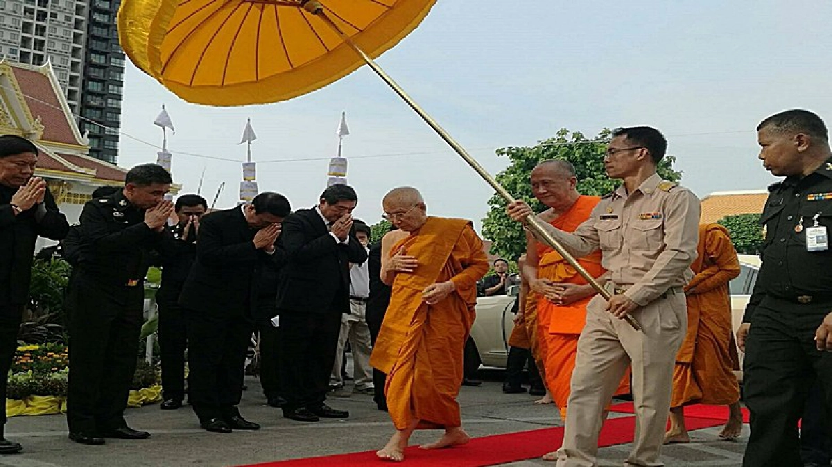 "สังฆราช" เสด็จฯ พุทธาภิเษก “พระพุทธไตรเสนากลาโหมพิทักษ์”