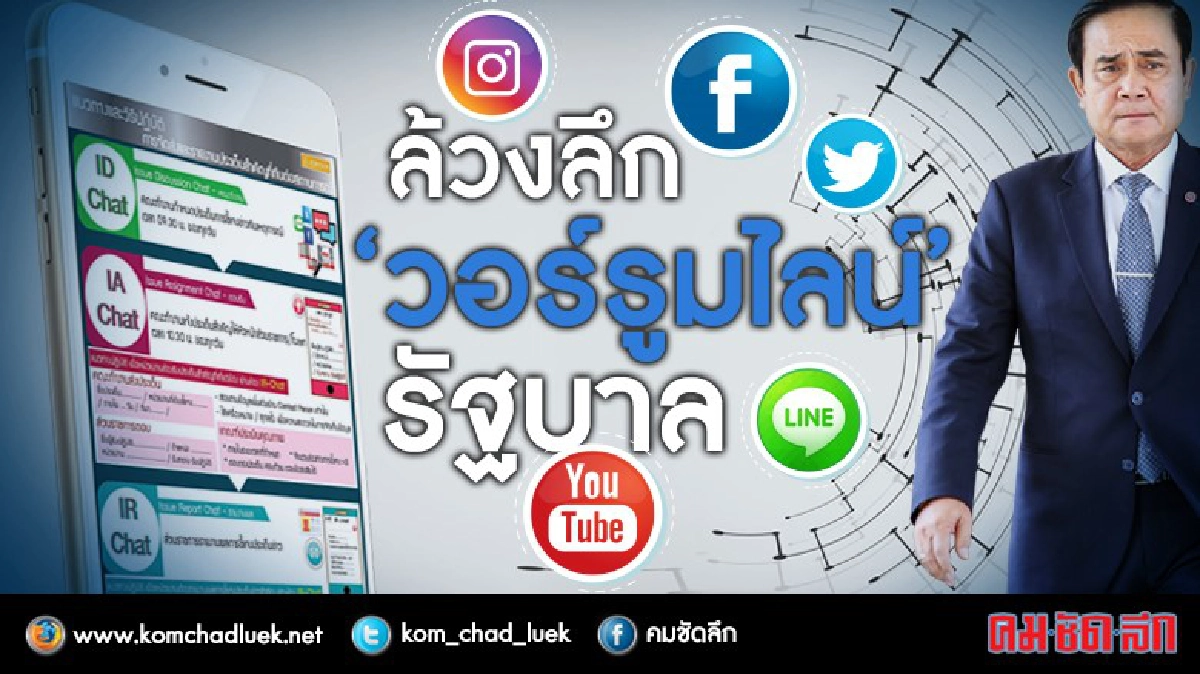 ล้วงลึก “วอร์รูมไลน์” รัฐบาล