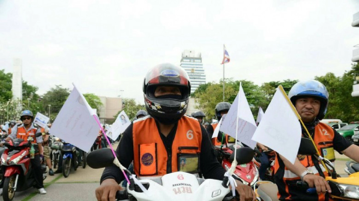 กทม.ปล่อยแถว“วินจยย.”เป็นหูเป็นตา-เตือนฝ่าฝืนวิ่งทางเท้า