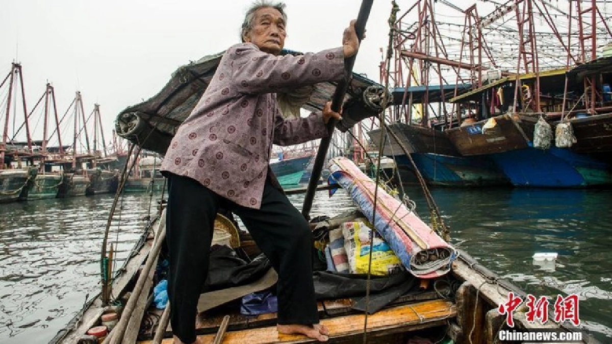 ยายวัย 80 พายเรือหาเงินเลี้ยงชีพ ยายวัย 80 พายเรือหาเงินเลี้ยงชีพ