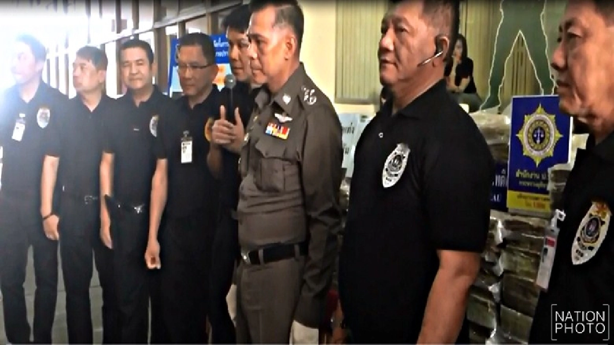 รวบแก๊งขนกัญชา ยึดของกลาง 500 กก.