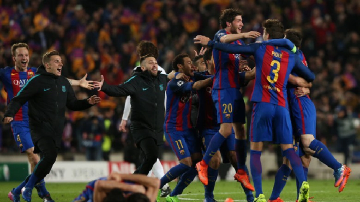โกงความตาย!!!”บาร์ซา”ถล่ม”เปแอสเช”6-1พลิกเข้า8ทีมเหลือเชื่อ