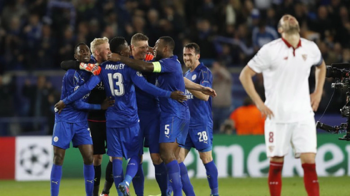เลสเตอร์ทุบเซบียา2-0ลิ่ว8ทีม เลสเตอร์ทุบเซบียา2-0ลิ่ว8ทีม