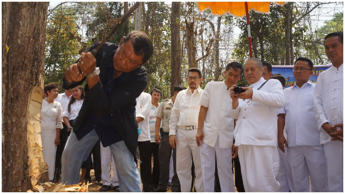 ทำพิธีตัดสักทองสร้างศาลหลักเมืองนราธิวาส101ปี