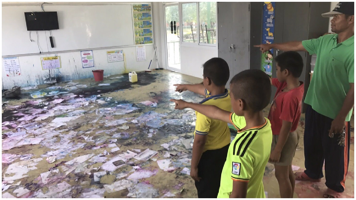 เด็กป.6เล่นเกินเหตุพังห้องเรียนเสียหาย 6 หมื่น เด็กป.6เล่นเกินเหตุพังห้องเรียนเสียหาย 6 หมื่น