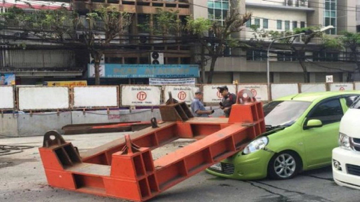 รฟม.แจงกรณีอุบัติเหตุอุปกรณ์ช่วยยกคานรองรับทางวิ่งรถไฟฟ้า รฟม.แจงกรณีอุบัติเหตุอุปกรณ์ช่วยยกคานรองรับทางวิ่งรถไฟฟ้า