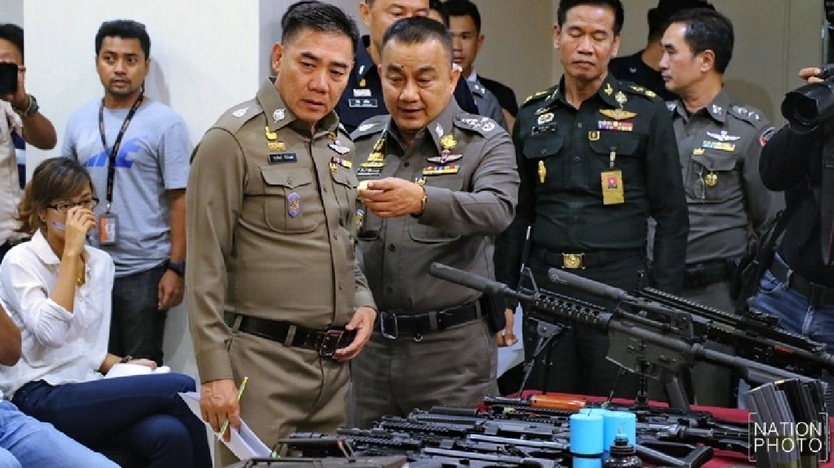 “จักรทิพย์” แถลงจับอาวุธเครือข่าย “โกตี๋”