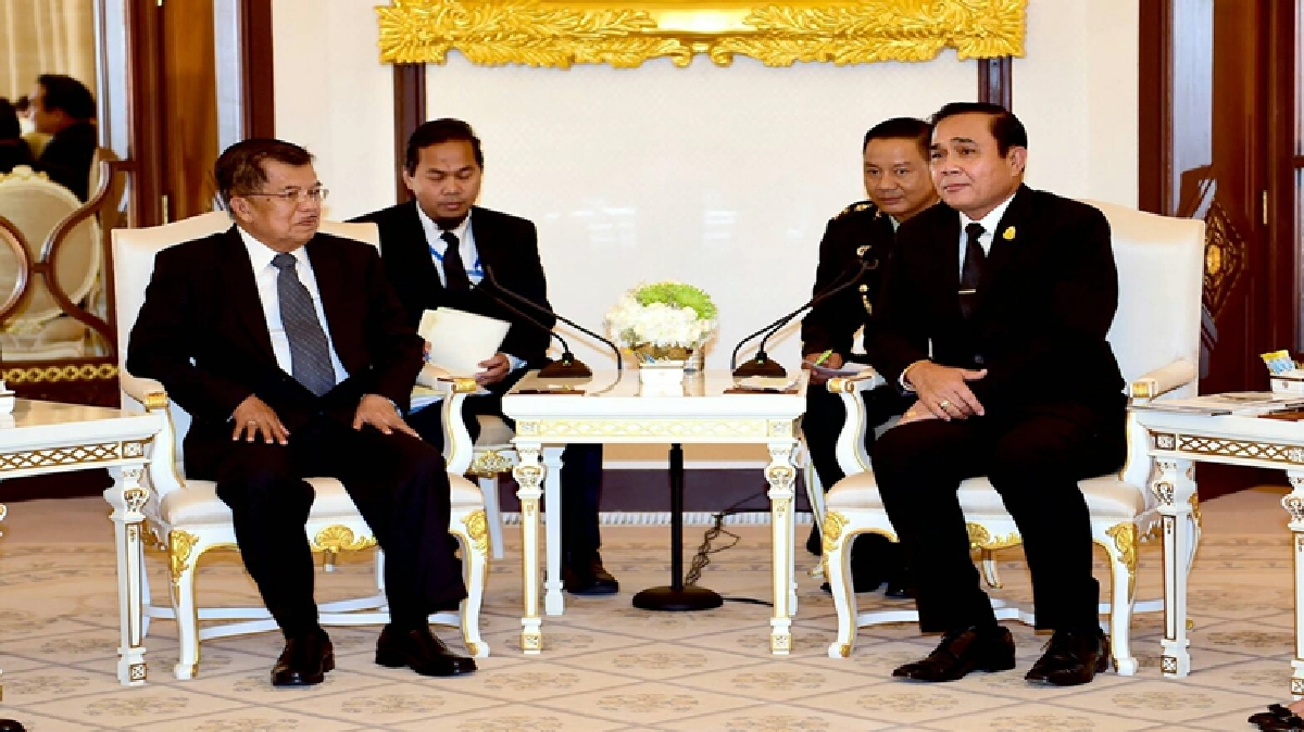"บิ๊กตู่"ขอบคุณ"รองปธน.อินโดฯ"หนุนไทยแก้ปมไฟใต้ 
