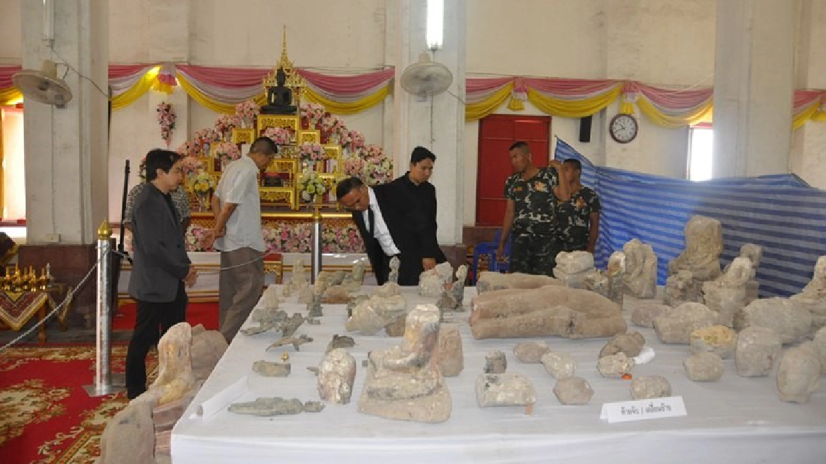 ฮือฮา!!ขุดพบ“กรุพระพุทธรูปโบราณ”อายุกว่า1,000ปีจำนวนมาก
