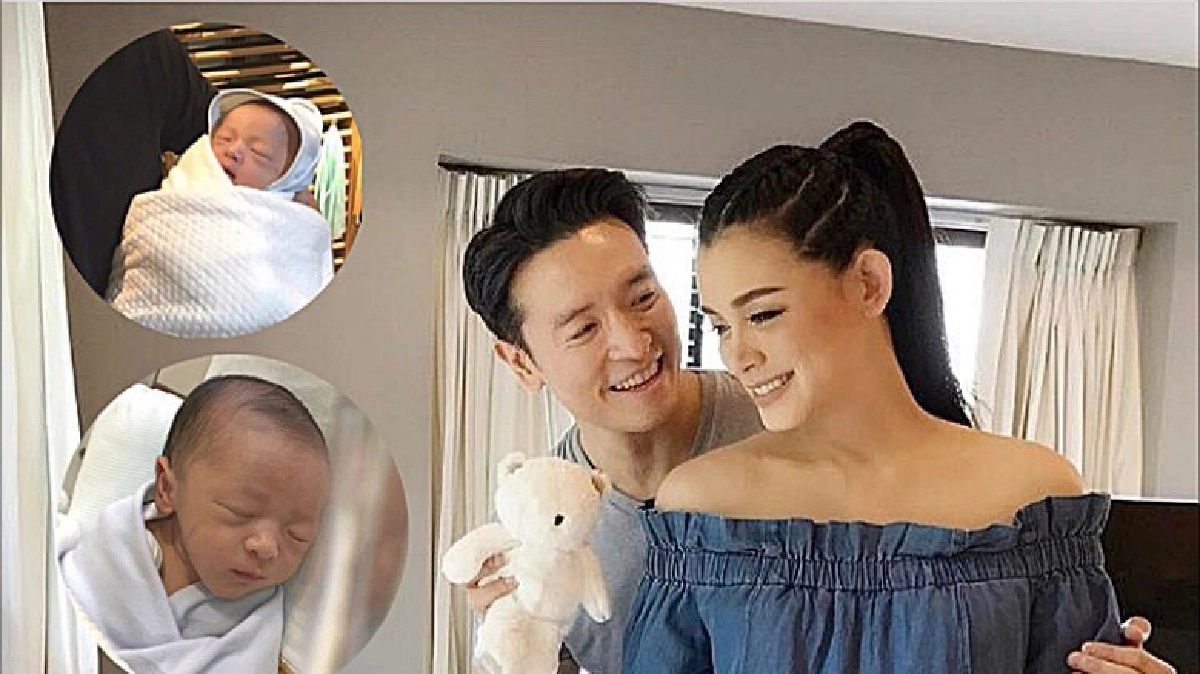 หล่อตั้งแต่เกิด! ‘น้องตฤณ’ ลูก ‘วิกกี้-ชาย’(ชมคลิป)