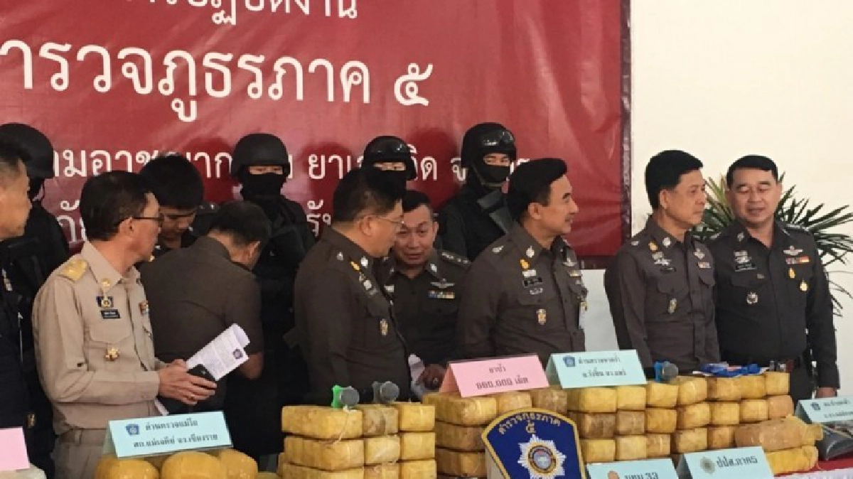 ภาค 5โชว์ผลงานจับยาบ้า7 แสนเม็ดฝิ่น40โลผงขาว2กก.