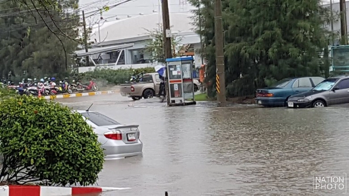 ฝนถล่มทุ่งสงขลาน้ำท่วม 30 เซนติเมตร