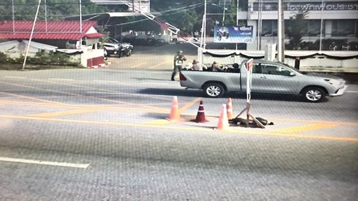 เปิดภาพวงจรปิดบุกยิงตำรวจ สภ.ระแงะ