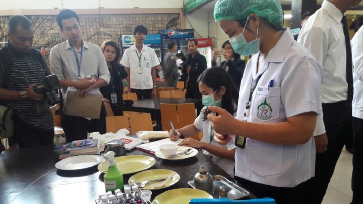 เขตดุสิตโร่ตรวจอนามัยโรงอาหารรัฐสภา!!! เขตดุสิตโร่ตรวจอนามัยโรงอาหารรัฐสภา!!!