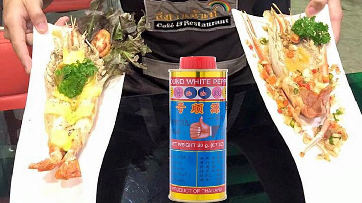 กุ้งอบชีสพริกไทยสด