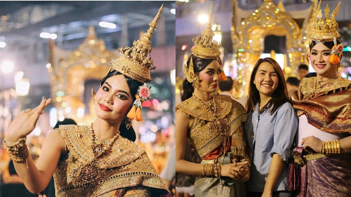 อลังการ ‘น้ำตาล’ รำแก้บนศาลพระพรหม เอราวัณ อลังการ ‘น้ำตาล’ รำแก้บนศาลพระพรหม เอราวัณ